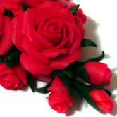 розы из полимерной глины, цветы из пластики, уроки полимерной глины для начинающих, мастер-класс розы из пластики