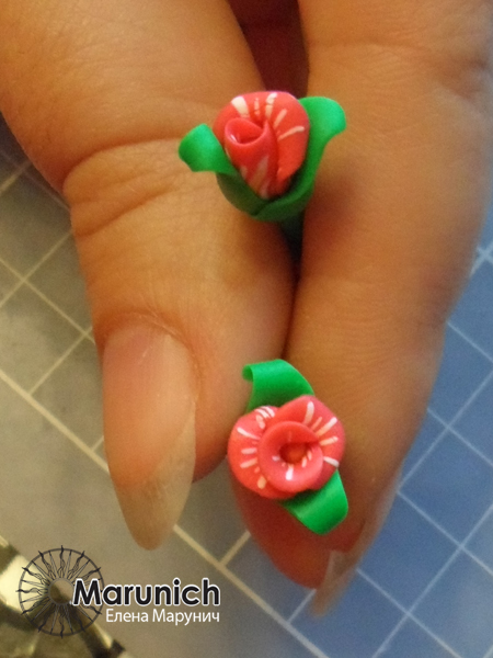 polymer clay, polymer clay flowers, marunich, polymerclay workshop, украшения из полимерной глины, марунич, полимерная глина мастер-класс, украшения своими руками, цветы из полимерной глины, полимерная глина обучение