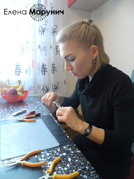 полимерная глина уроки для начинающих, полимерная глина для начинающих, полимерная глина мастер-класс, мастер-класс по полимерной глине, украшения из полимерной глины своими руками, украшения своими руками, марунич, елена марунич, Украшения и аксессуары из полимерной глины своими руками, делаем сами, фурнитура из проволоки, фурнитура своими руками, сборка украшений, фурнитура для украшений