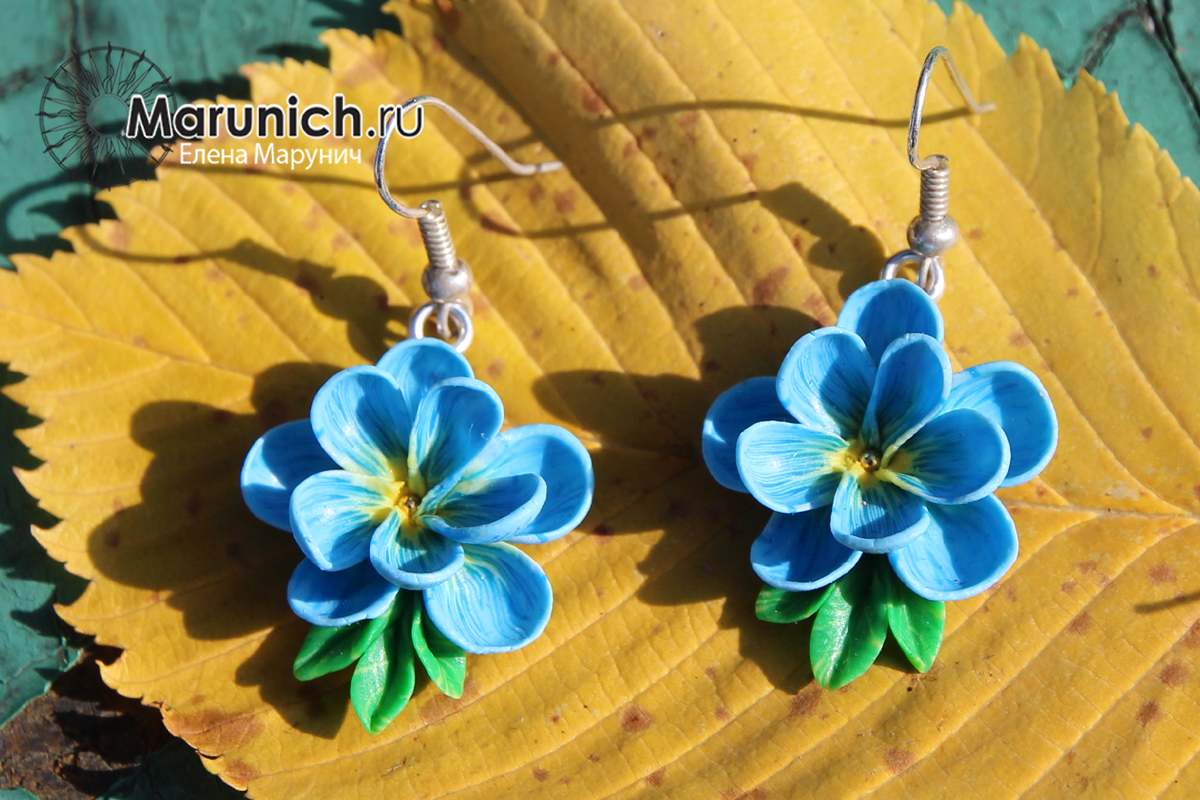 эксклюзивные украшения, polymer clay, polymer clay flowers, polymer clay workkshop, marunich, полимерная глина мастер-класс, украшения из полимерной глины, цветы из полимерной глины, марунич